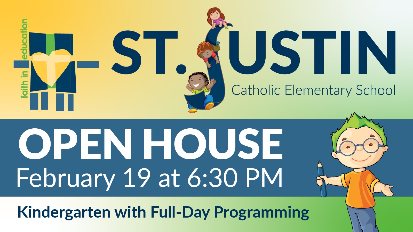 St Justin Open House Feb 19 6:30 PM